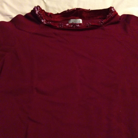 Sybelle Tops - Free with any purchase Women's Sybelle sequin boatneck sweater